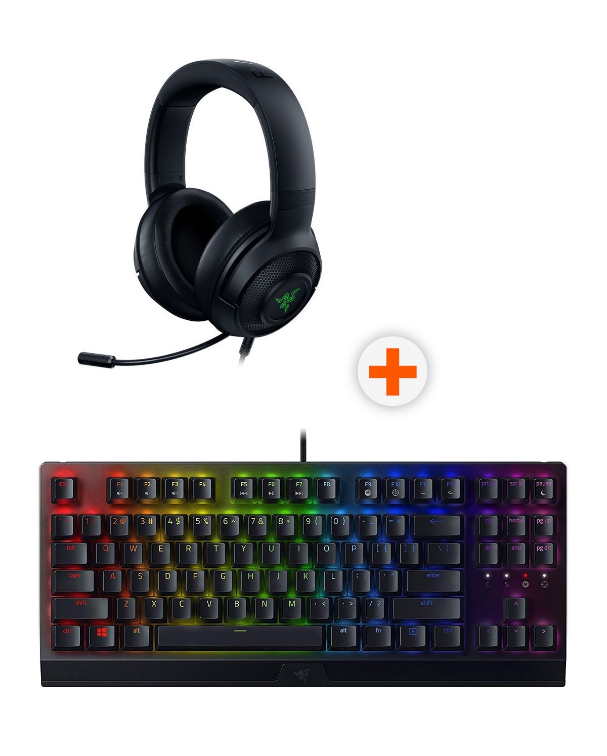 Razer BlackWidow V3 TKL + Kraken V3 X